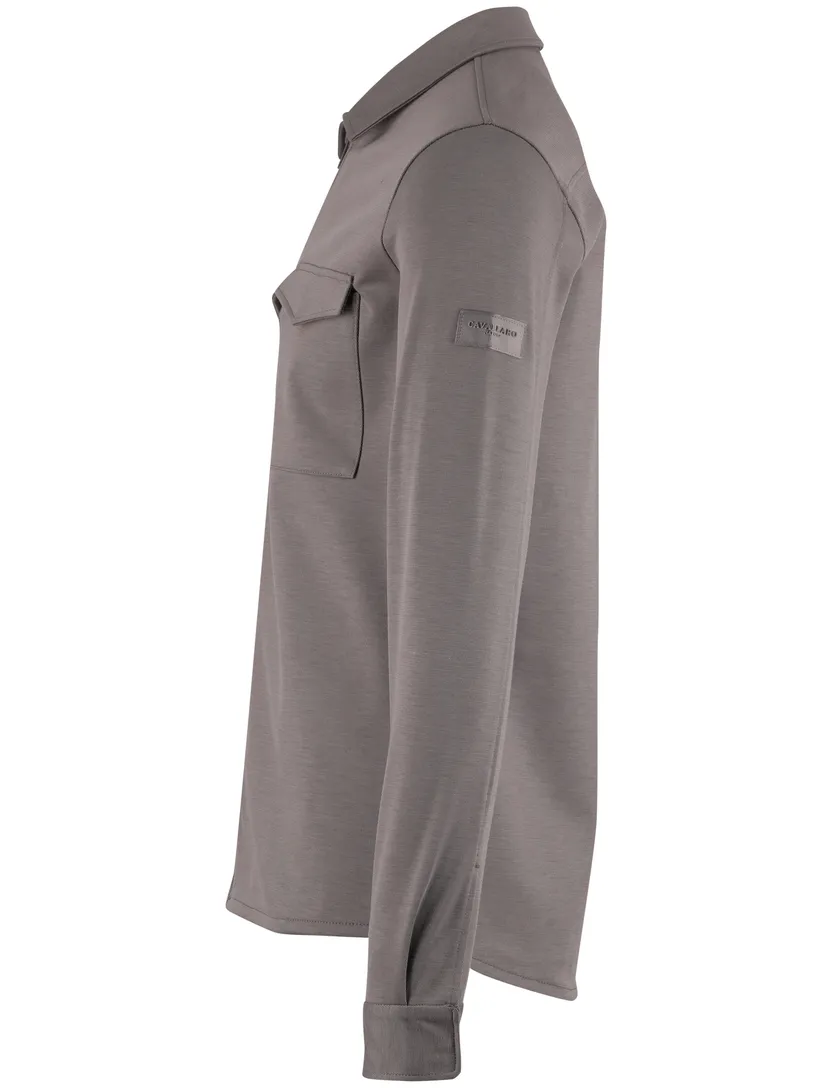Overshirt bruin Cavallaro gemeleerd Zaverio