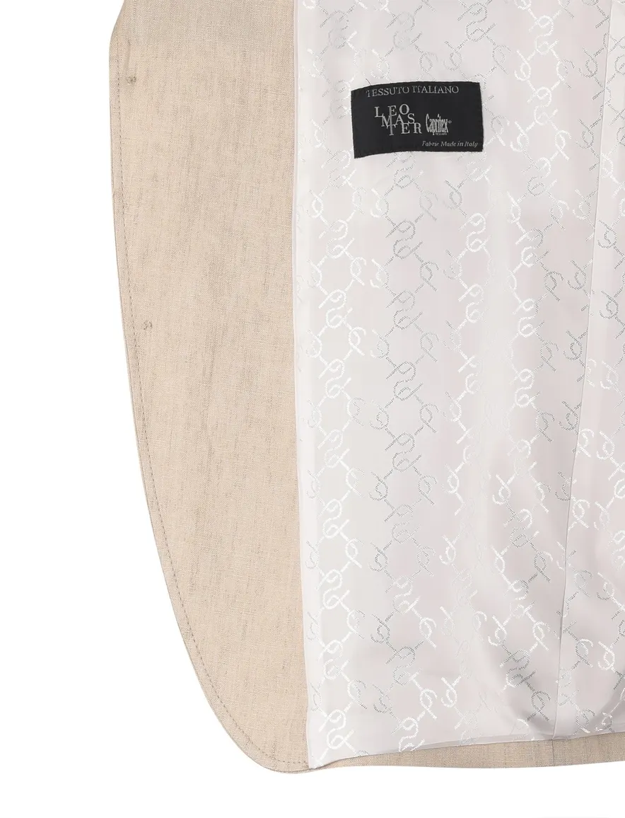 Carl Gross colbert beige linnen