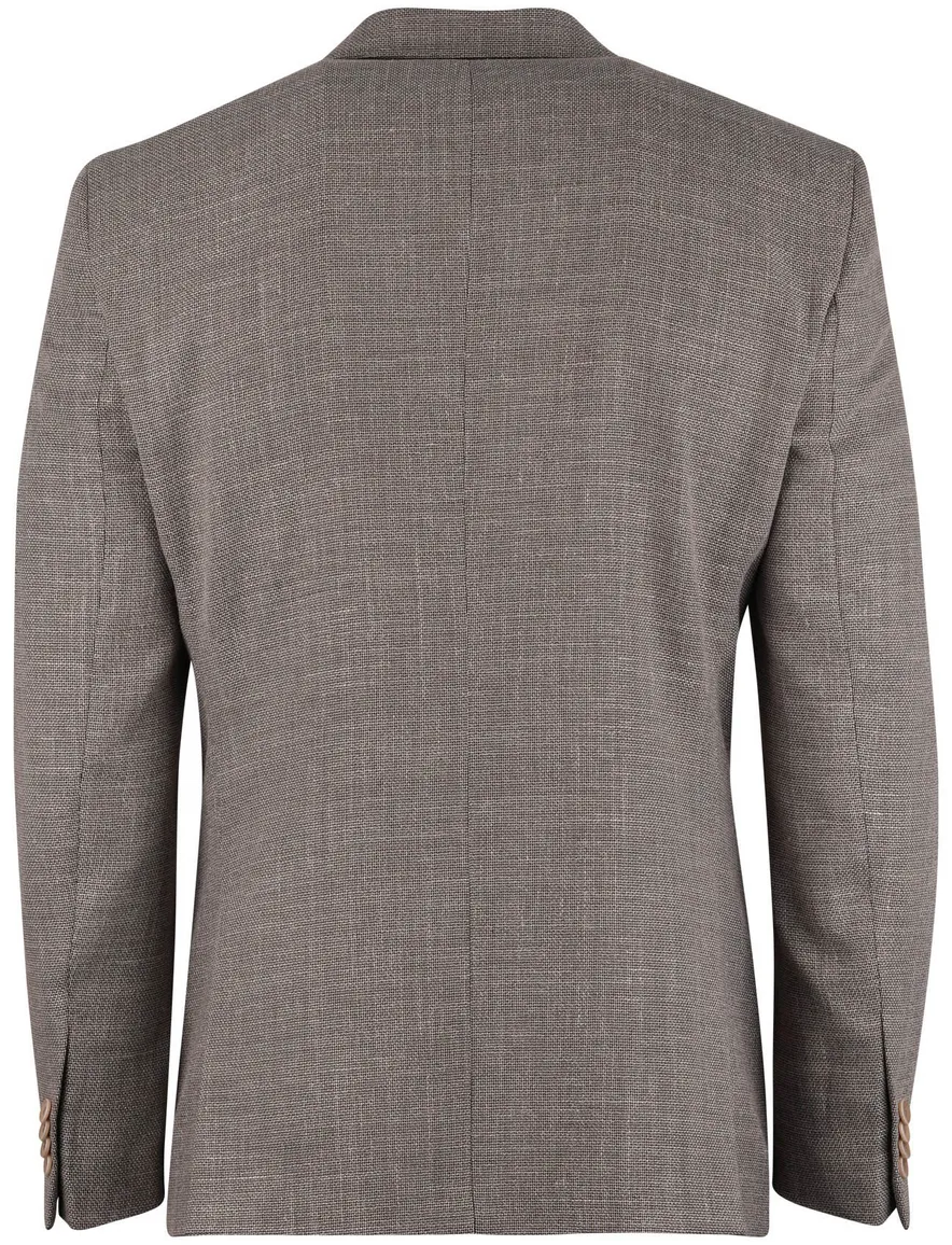 Carl Gross colbert polyester bruin