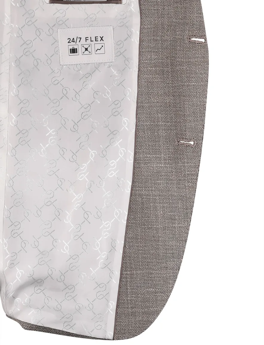 Carl Gross colbert polyester bruin