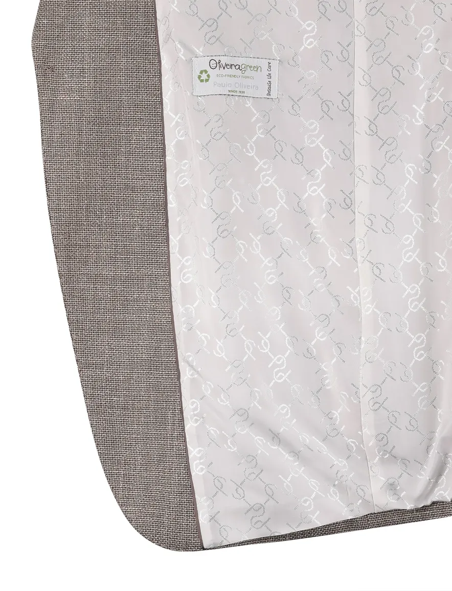 Carl Gross colbert polyester bruin