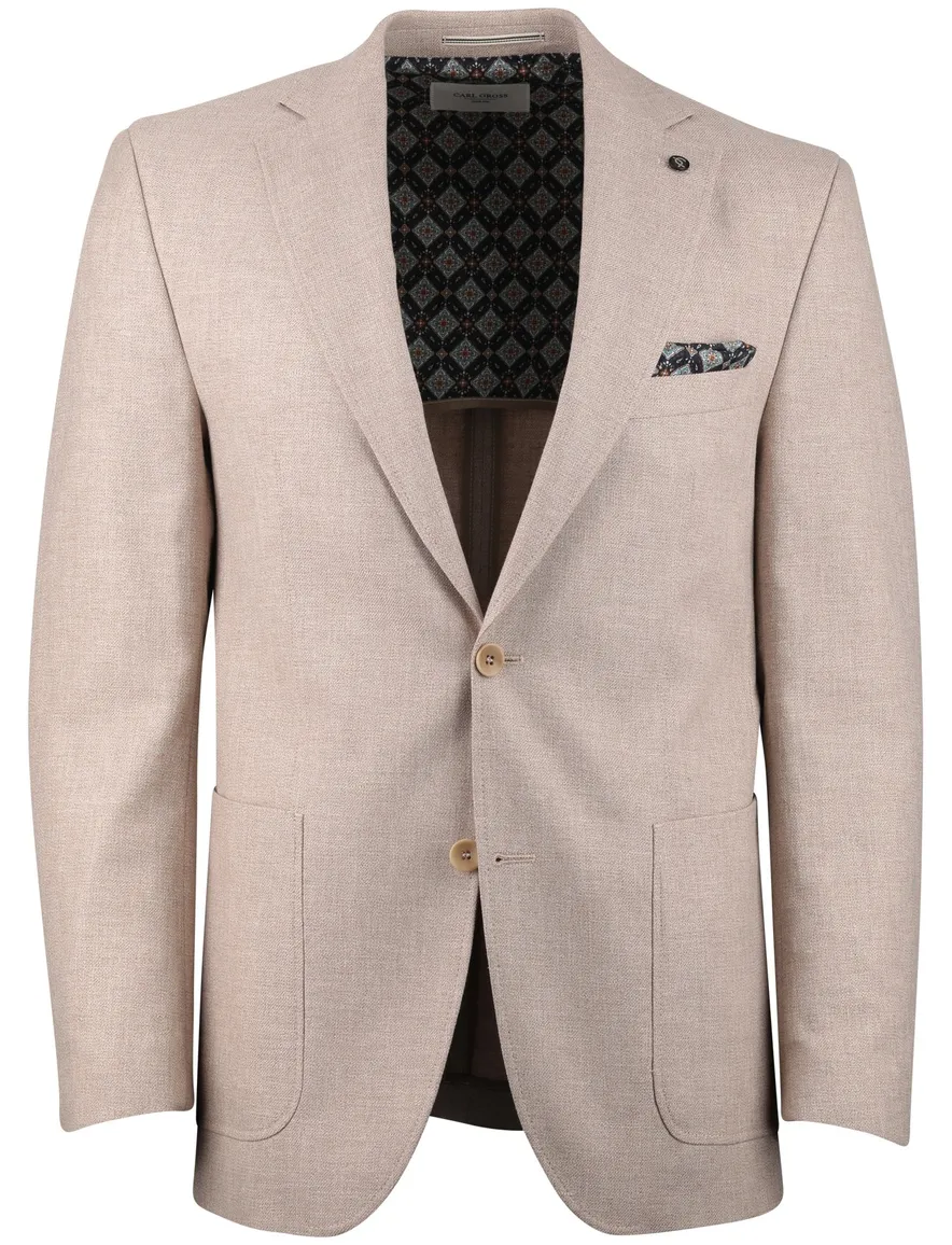 Normale fit beige Carl gross colbert tebbo