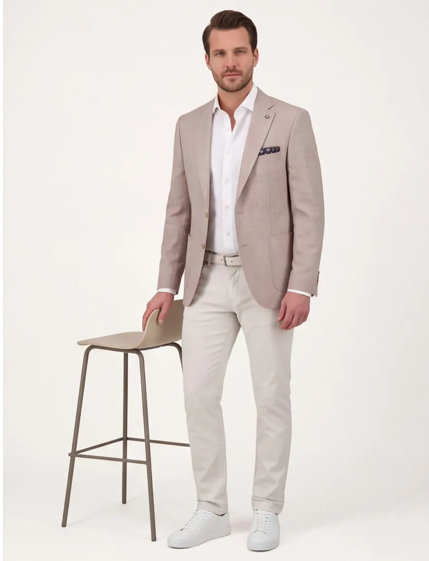 Carl Gross colbert borstzak beige