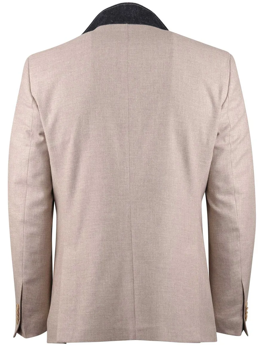 Normale fit beige Carl gross colbert tebbo