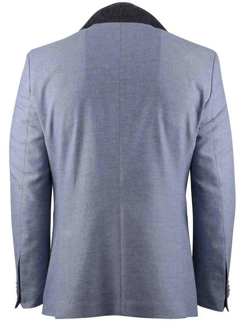 Colbert blauw Carl gross tebbo normale fit