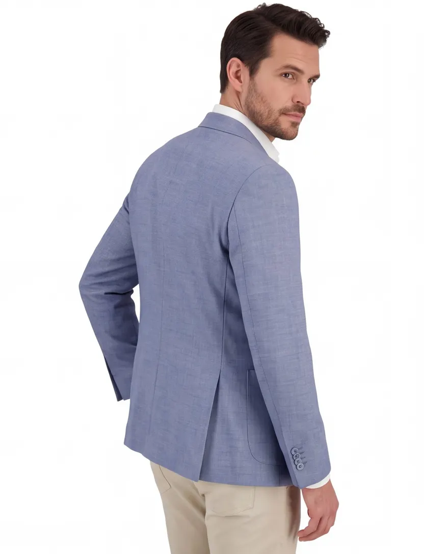 Colbert blauw Carl gross tebbo normale fit
