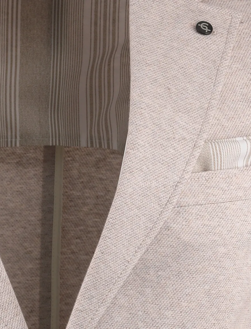 Beige colbert normale fit Carl Gross