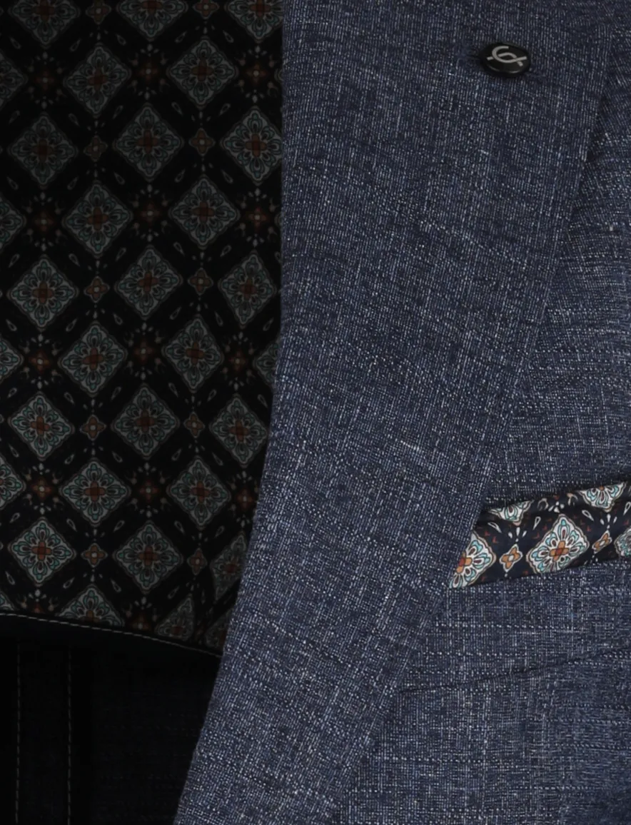 Carl Gross colbert polyester navy