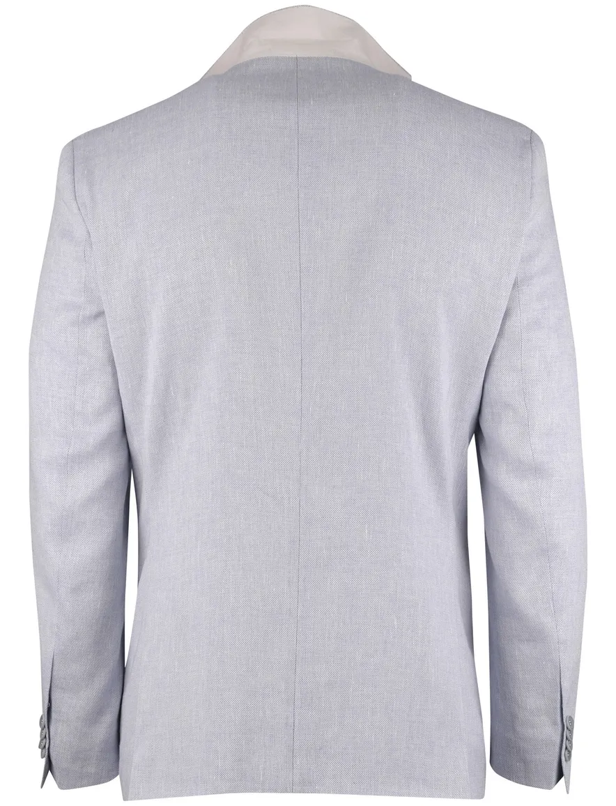 Carl Gross Sakko colbert blauw gemeleerd