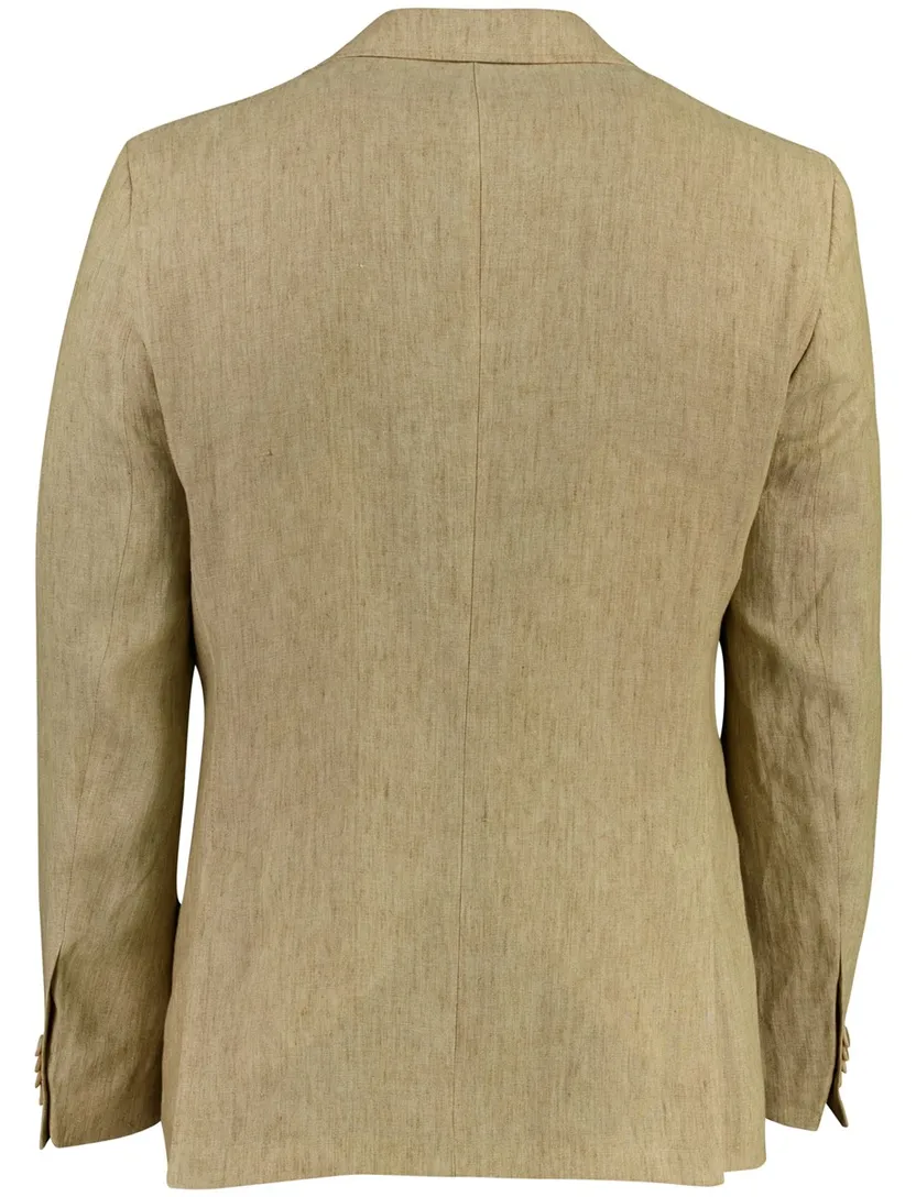 Linnen Colbert Carl Gross Camel Geprint