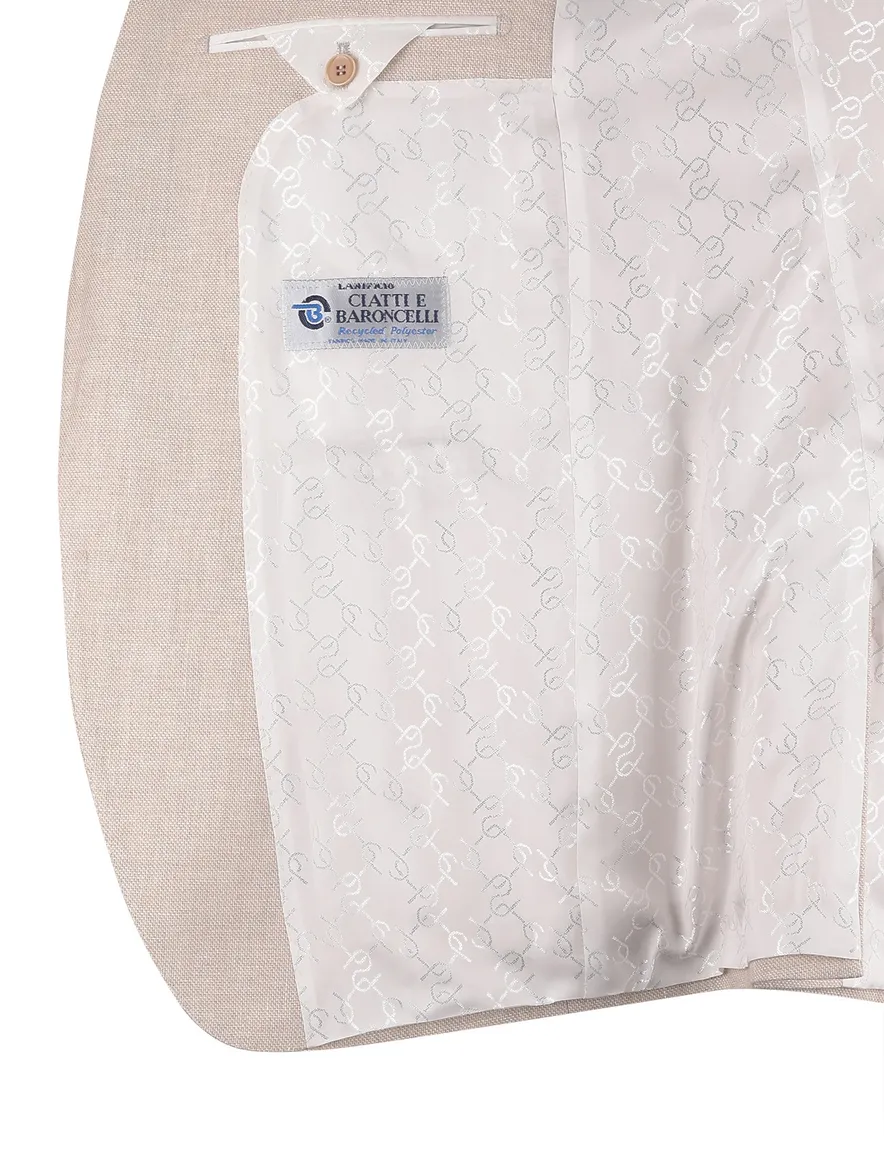 Carl Gross Sakko colbert beige gemeleerd