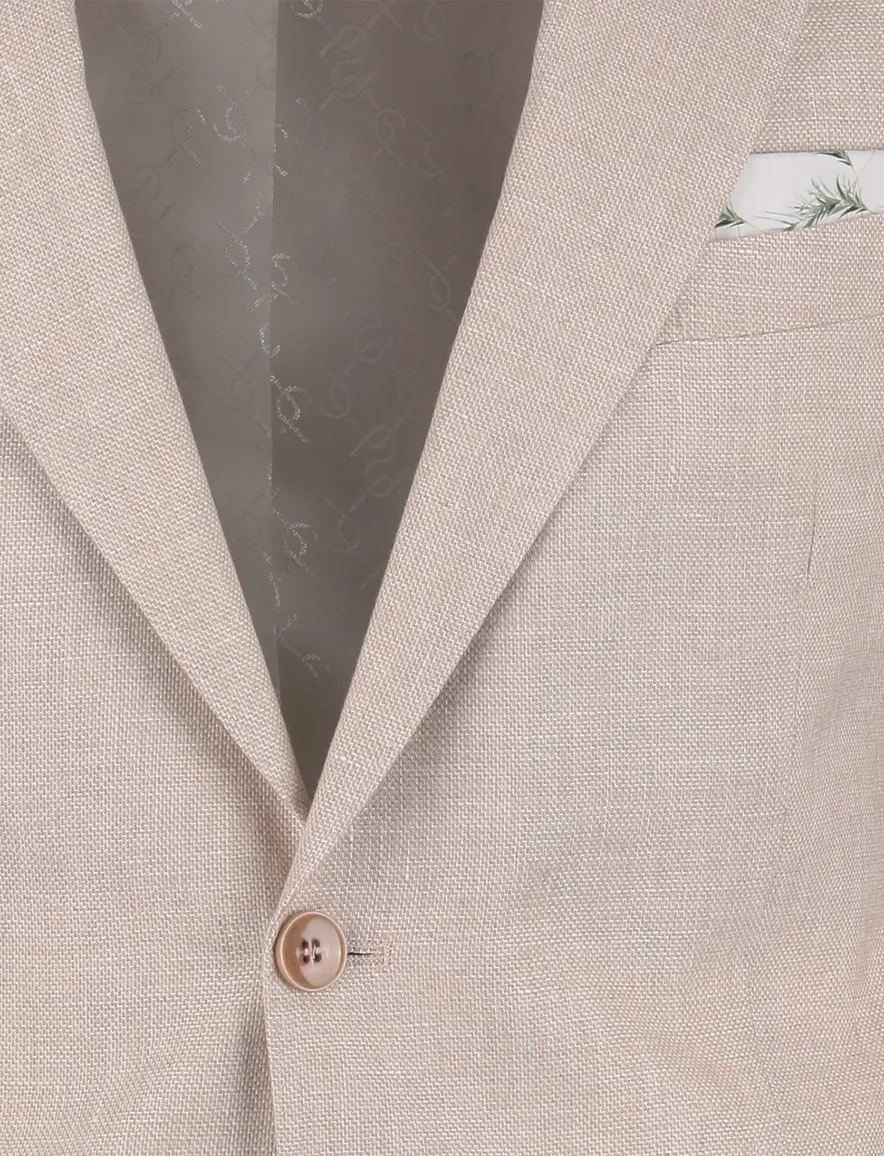 Carl Gross Sakko colbert beige gemeleerd