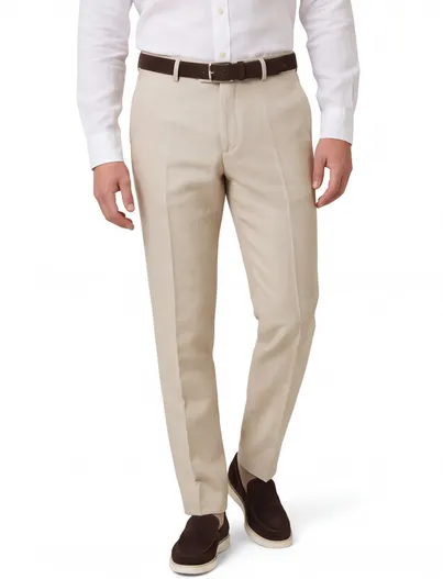 Carl Gross beige pantalon Carl Gross normale fit