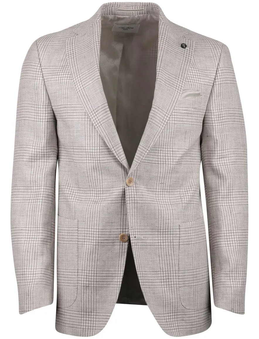 Carl Gross sander colbert geruit beige