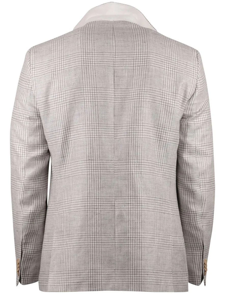 Carl Gross sander colbert geruit beige