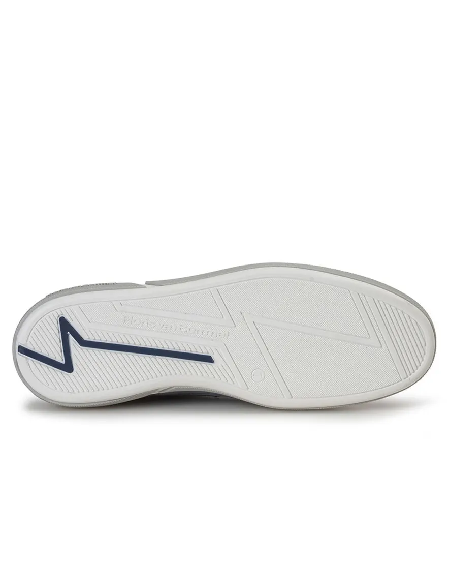Van Bommel schoenen blauw suede