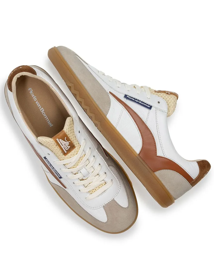Van Bommel sneakers beige bruin