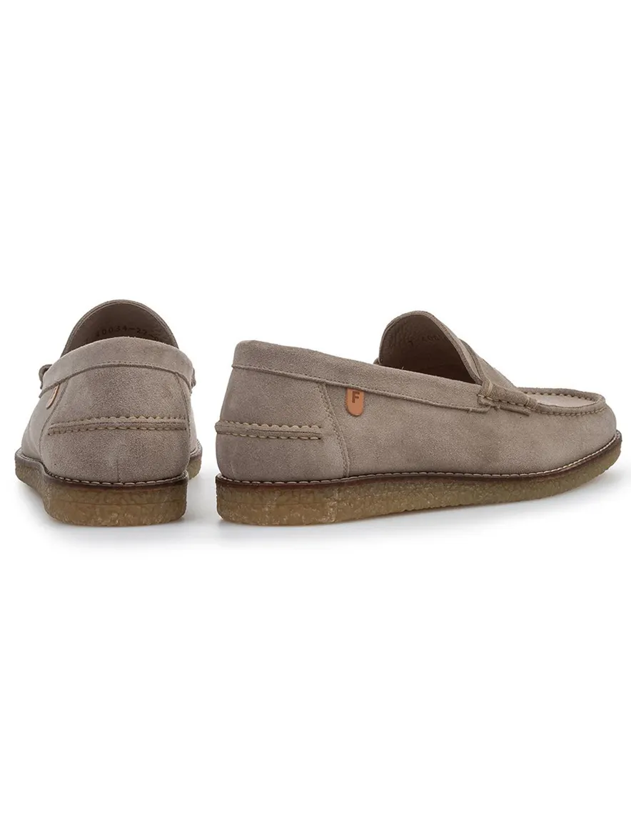 Van Bommel loafers bruin suede