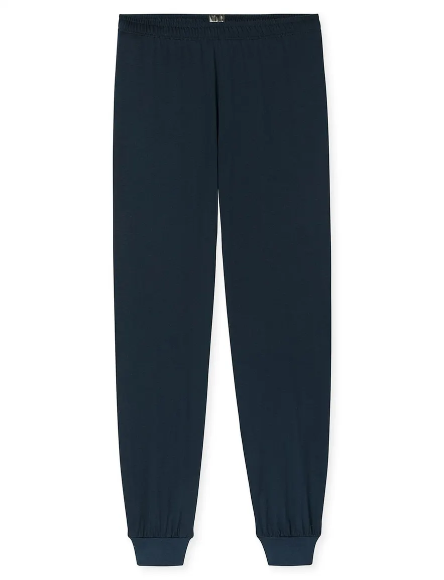 Schiesser Pyjama blauw motief