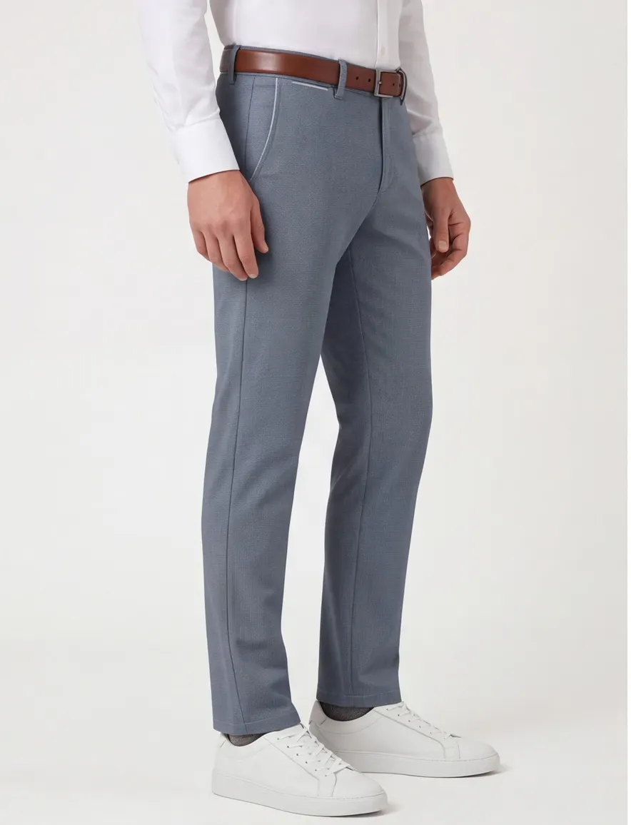 North84 Luxury Comfort Chino blauw