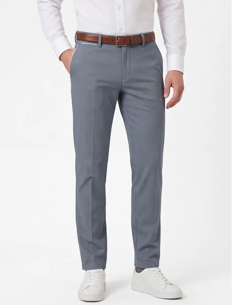 North84 Luxury Comfort Chino blauw