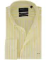 Overhemd wit gestreept Portofino button down boord linnen