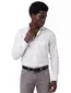 Wit overhemd Portofino button down boord katoen