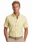 Portofino regular fit overhemd geel korte mouw