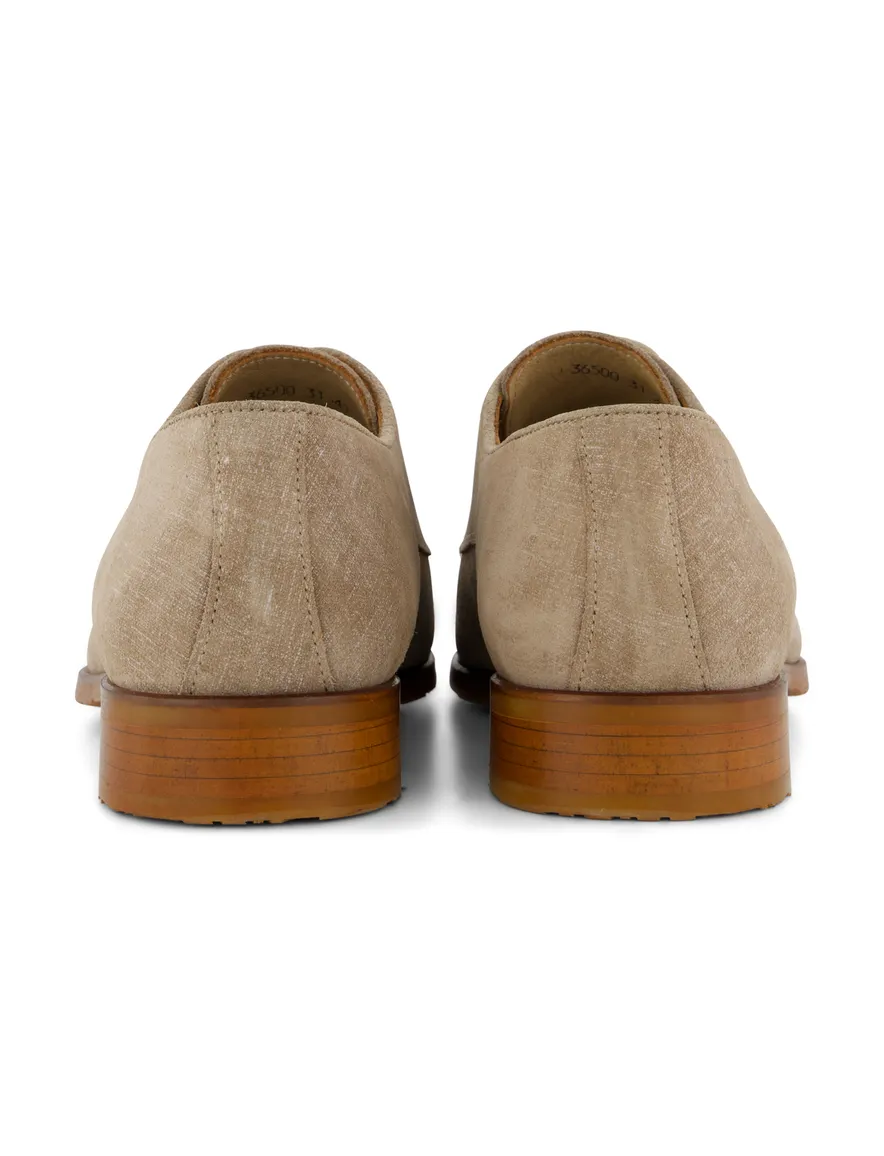 Melik nette schoenen grijs suede