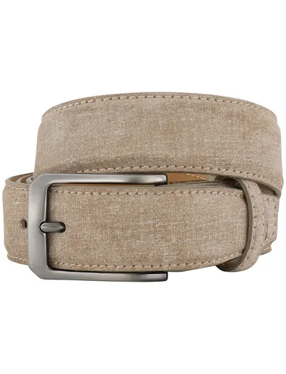 Melik Melik riem beige suede