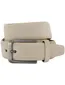 Leren beige Melik riem effen