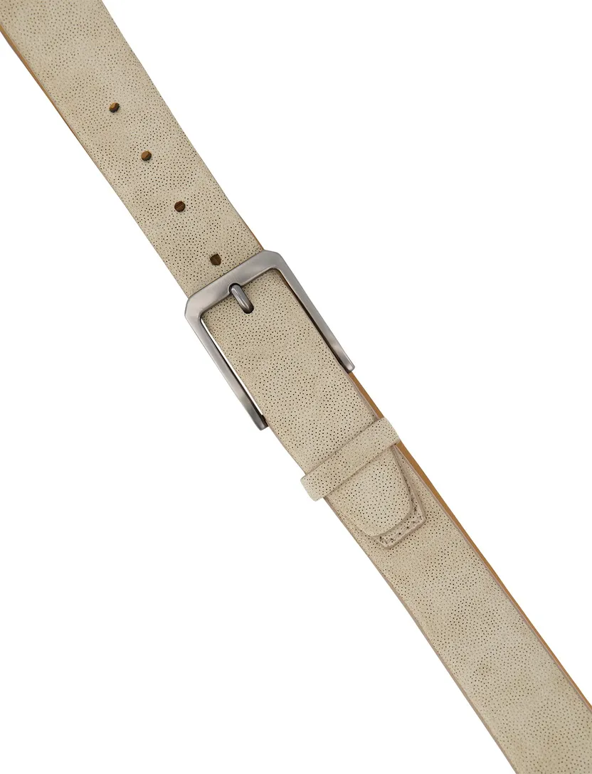 Beige riem Melik Perla 100% suede