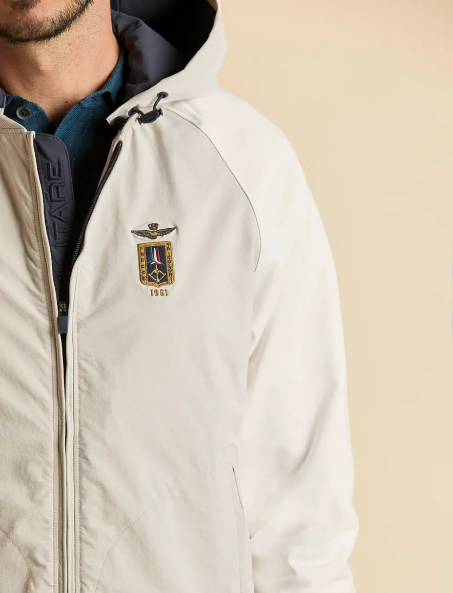 Aeronautica Militare tussenjas afneembare capuchon
