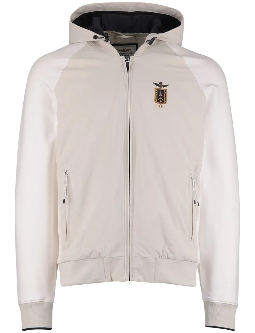 bomberjack afnembare capuchon Aeronautica Militaire polyamide