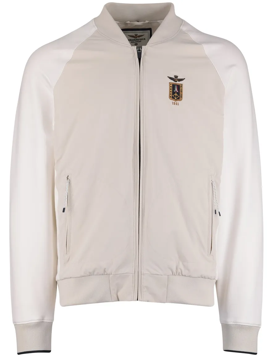 tussenjas Aeronautica Militaire met afneembare capuchon beige