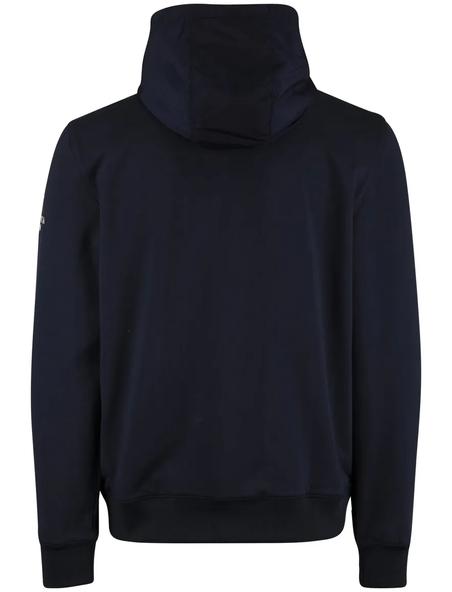 tussenjas Aeronautica Militaire met afneembare capuchon navy