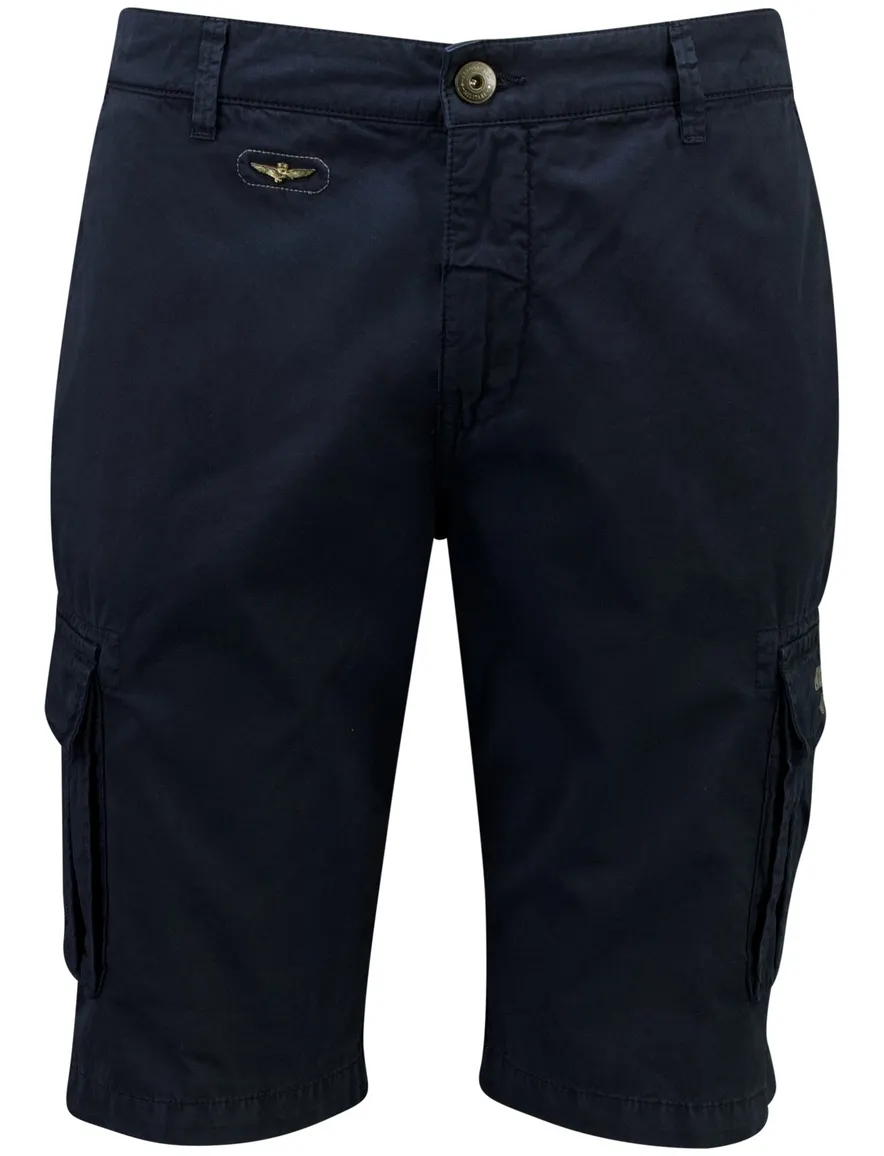 Aeronautica Militare Bermuda donkerblauw