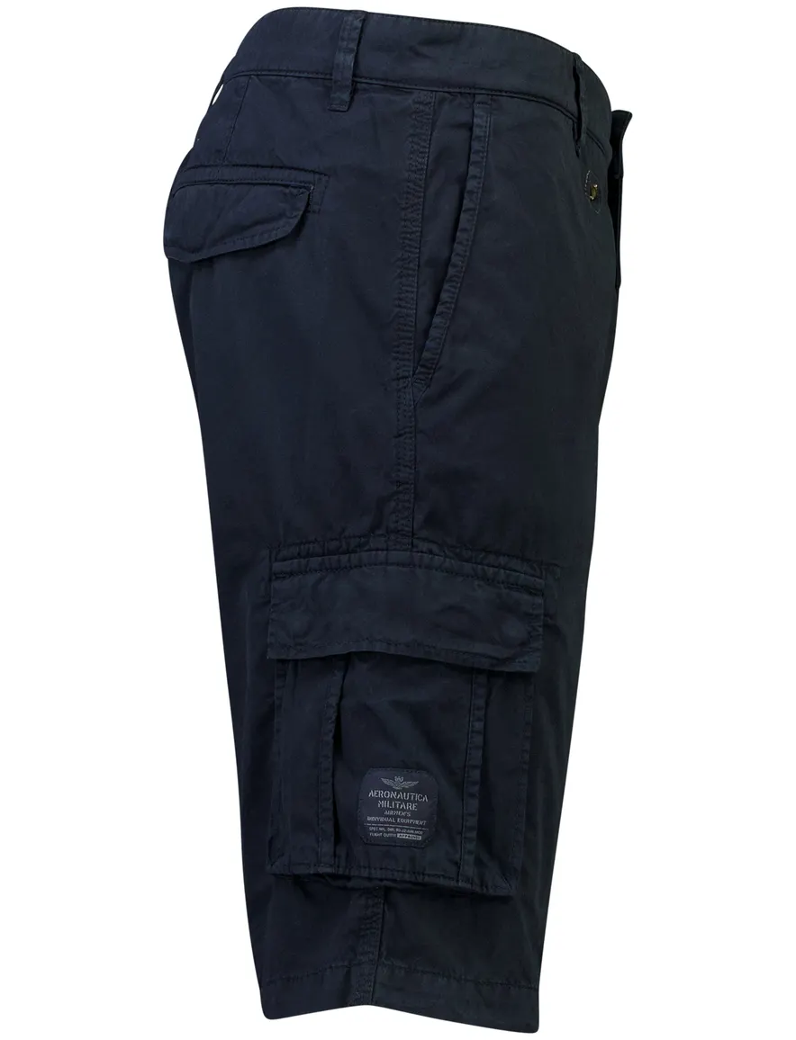 Aeronautica Militare Bermuda donkerblauw