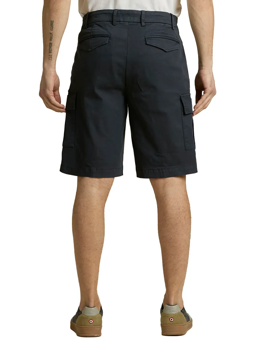 Aeronautica Militare Bermuda donkerblauw
