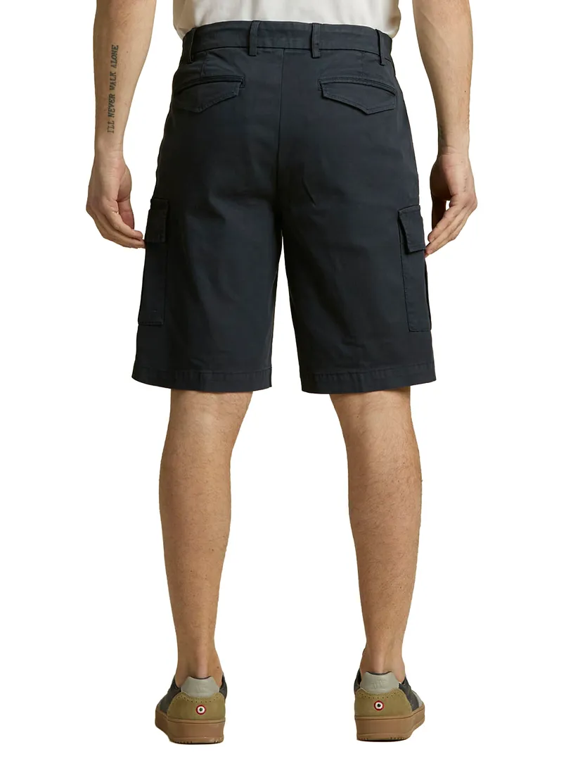 Korte broek Aeronautica Militare donkerblauw cargo