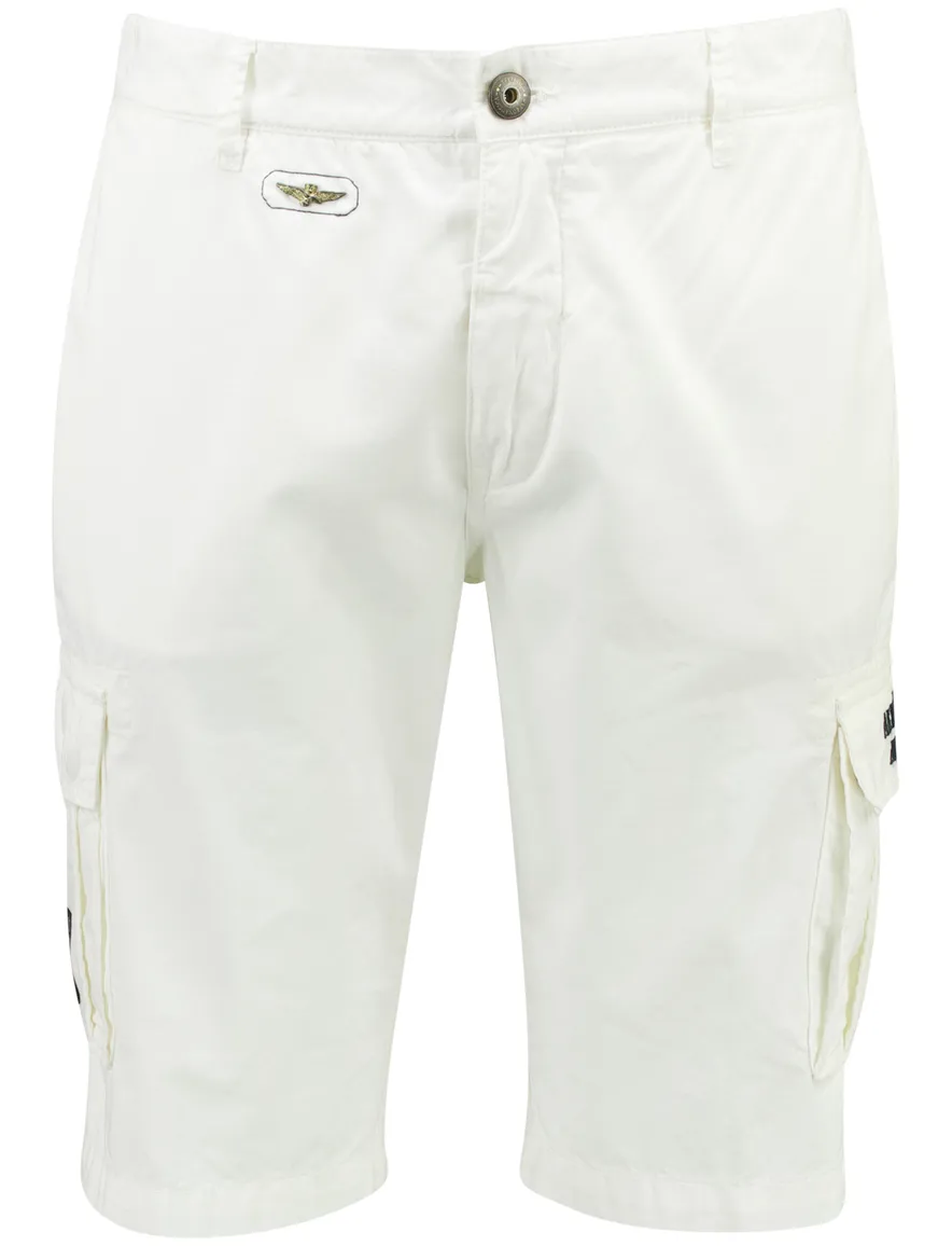 Aeronautica Militare bermuda cargo wit