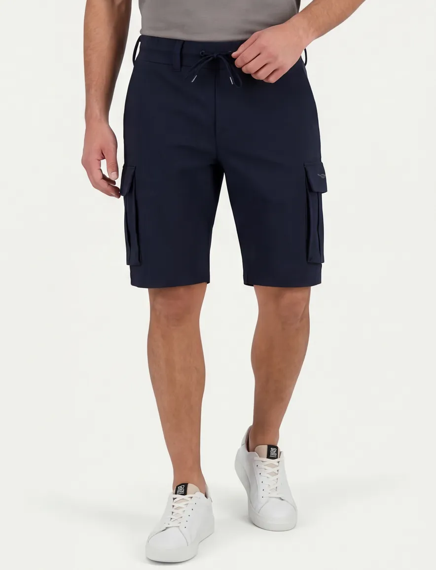 Aeronautica Militare Bermuda donkerblauw cargo