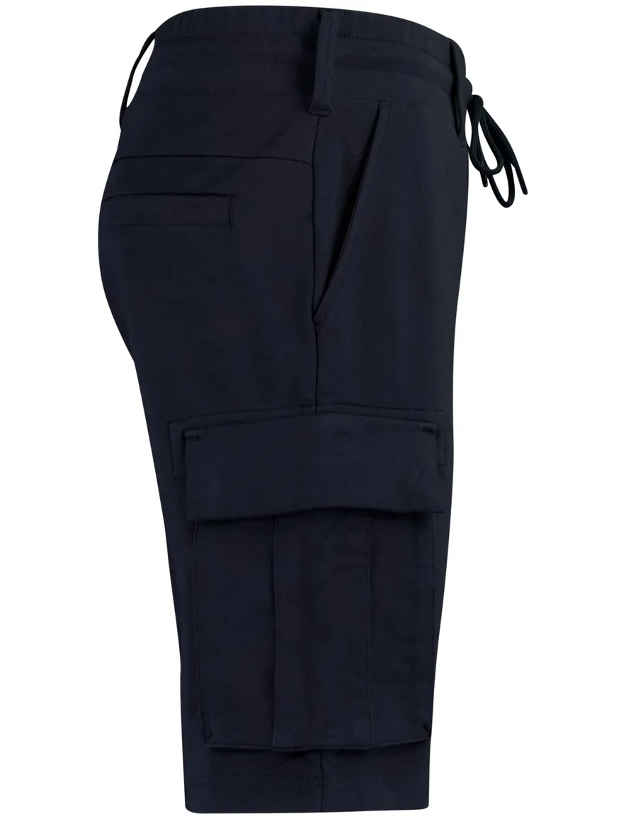 donkerblauwe bermuda Aeronautica Militaire normale fit