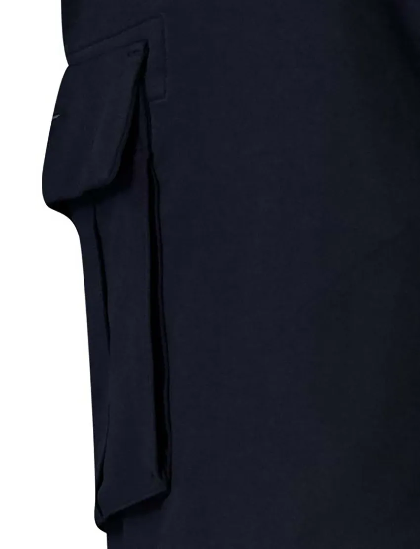 donkerblauwe bermuda Aeronautica Militaire normale fit