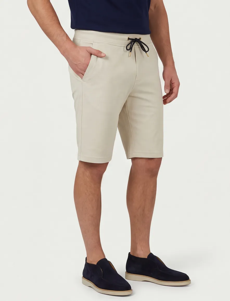 beige bermuda Aeronautica Militaire normale fit