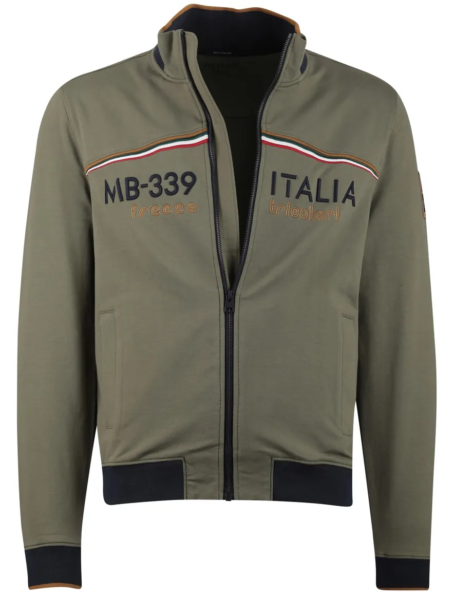 Aeronautica Militare Vest groen tekst