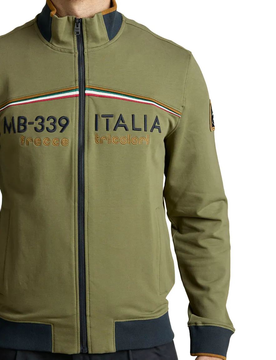 Aeronautica Militare Vest groen tekst
