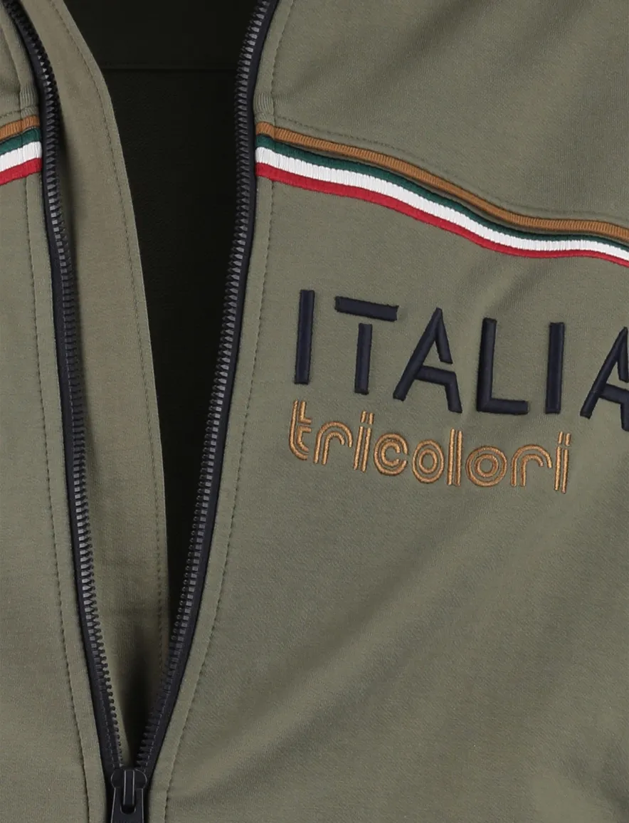 Aeronautica Militare Vest groen tekst