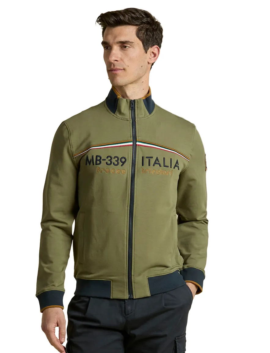 Aeronautica Militare Vest groen tekst