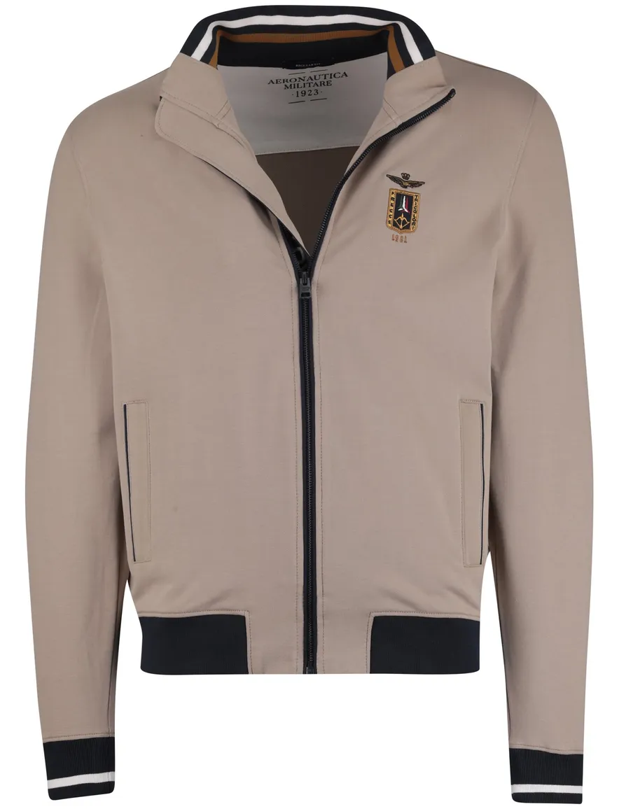 Aeronautica Militare beige sweatvest